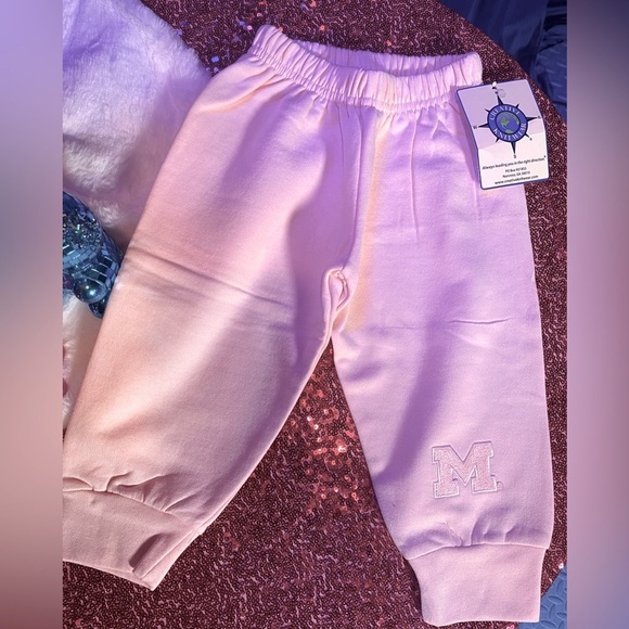 UofM Pink Infant Sweatpants, Authentic. NWT - Picture 1 of 10